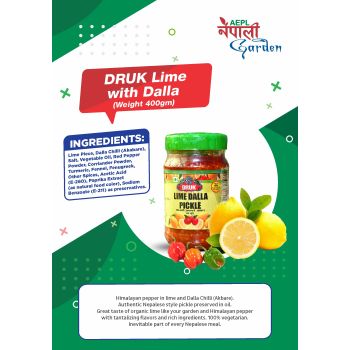 DRUK Lime with Dalla(12 Jars)
