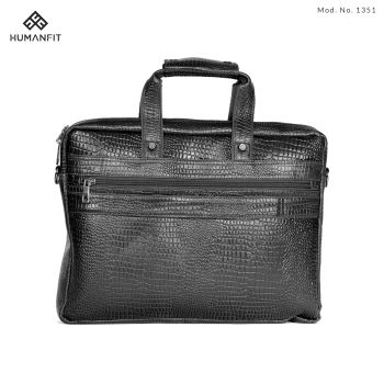 Human Fit Leather Laptop Bag