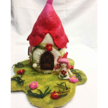 Woolen Felt Fairy House