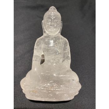 Handmade Crystal Stone Buddha Statue Idol