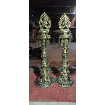 Pair of Panas Traditional Oil Lamp