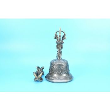 Tibetan Handmade Bronze Dorje Vajra Bell for Meditation 