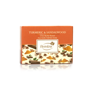 Turmeric & Sandalwood Chiuri Butter Based Brightening Ayurvedic Fairness Soap