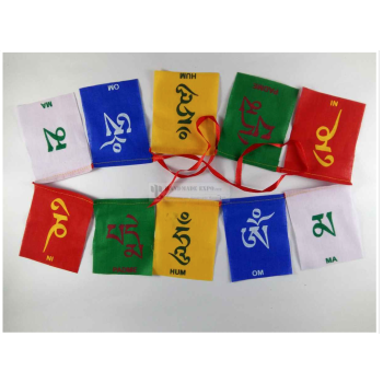 10 Leaf -Cotton Prayer Flag Single Roll