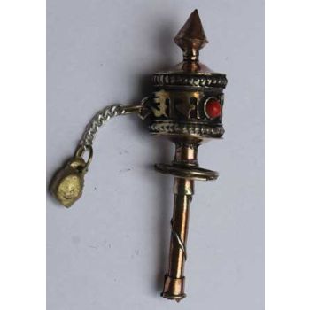 Tibetan Buddhism Mani Cylinder as Rolling Prayer Drum, Prayer Wheel